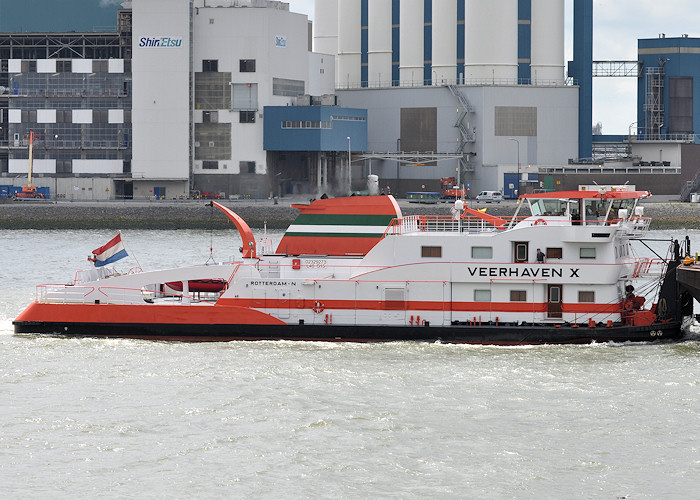 Photograph of the vessel  Orka - Veerhaven X pictured passing Vlaardingen on 25th June 2012