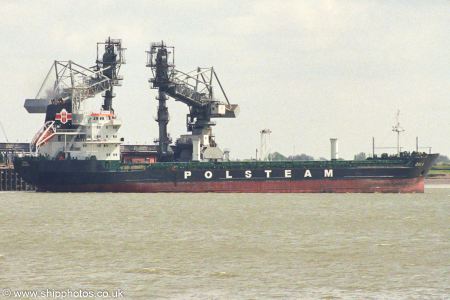 Photograph of the vessel  Orla pictured departing Tilbury Power Station on 3rd May 2003