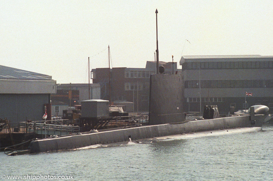 Photograph of the vessel HMS Otter pictured at Gosport on 27th March 1989