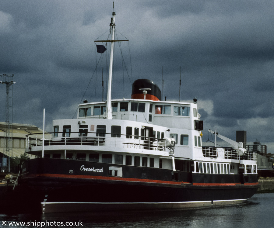 Photograph of the vessel  Overchurch pictured in the East Float, Birkenhead on 28th August 1998