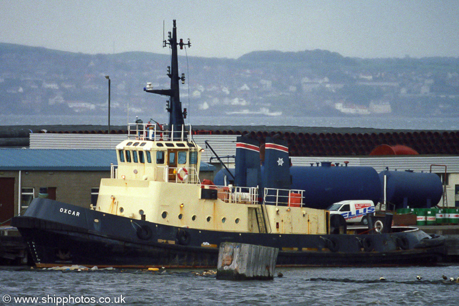 Photograph of the vessel  Oxcar pictured at Leith on 12th May 2003