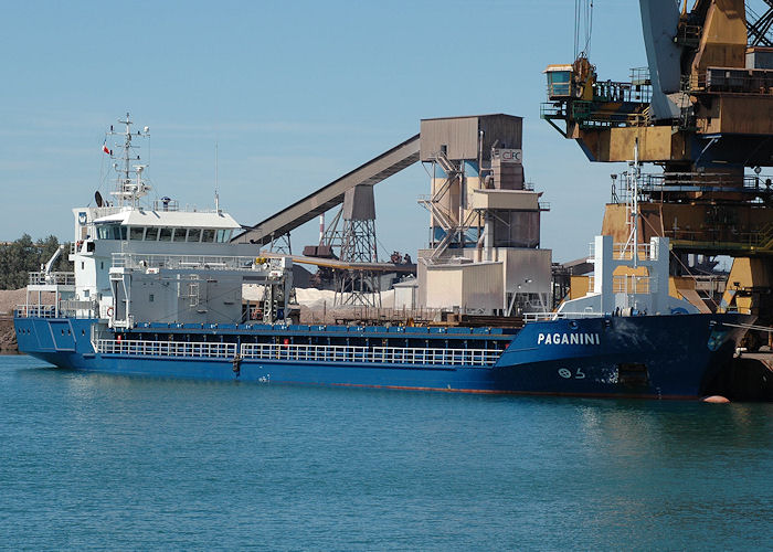 Photograph of the vessel  Paganini pictured at Port Saint Louis du Rhône on 10th August 2008