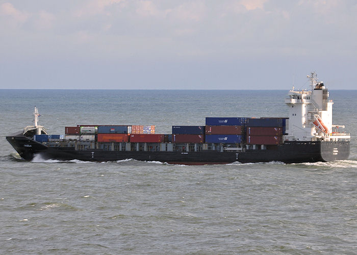 Photograph of the vessel  Pagola pictured departing Rotterdam on 24th June 2011
