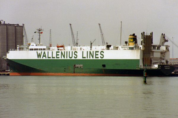 Photograph of the vessel  Parsifal pictured in Southampton on 30th July 1992