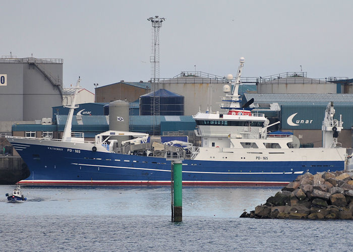 Photograph of the vessel fv Pathway pictured at Peterhead on 6th May 2013