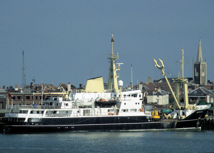 Photograph of the vessel THV Patricia pictured at Harwich on 4th June 1997