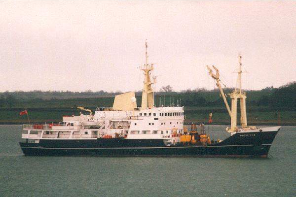 Photograph of the vessel THV Patricia pictured at Harwich on 18th March 2001