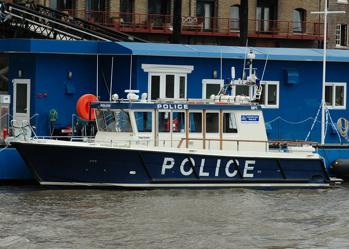 Photograph of the vessel  Patrick Colquhoun pictured at Wapping on 1st May 2006