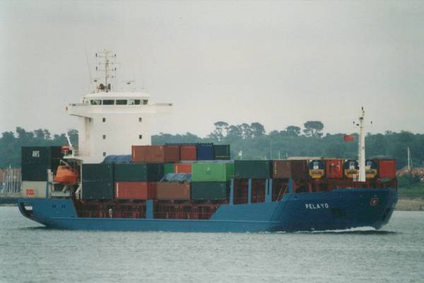 Photograph of the vessel  Pelayo pictured arriving in Southampton on 21st May 1999