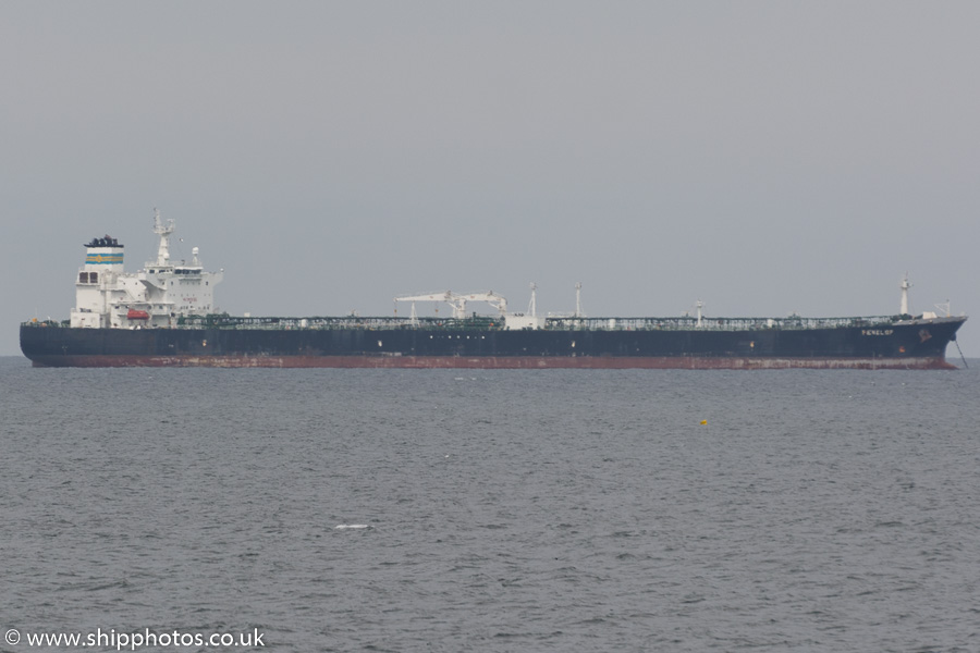 Photograph of the vessel  Penelop pictured at anchor off Dunbar on 5th July 2015