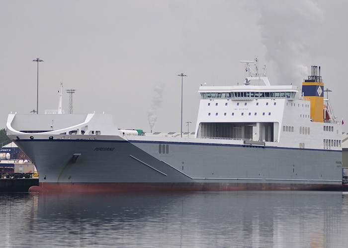 Photograph of the vessel  Peregrine pictured in Brittanniëhaven, Europoort on 26th June 2011