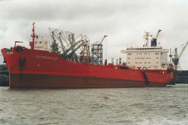 Photograph of the vessel  Petroskald pictured at Tranmere on 4th August 2000