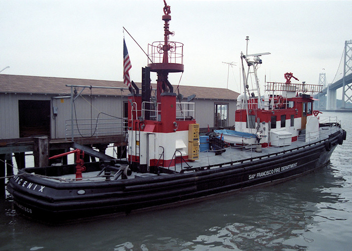 Photograph of the vessel  Phoenix pictured at San Francisco on 6th November 1988