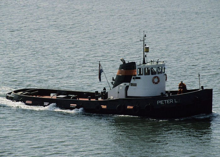 Photograph of the vessel  Pieter L pictured passing Hoek van Holland on 15th April 1996