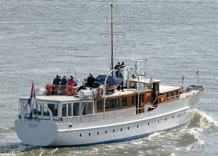 Photograph of the vessel  Piet Hein pictured passing Vlaardingen on 24th June 2011