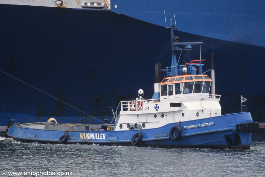 Photograph of the vessel  Petronella J. Goedkoop pictured in Westhaven, Amsterdam on 16th June 2002