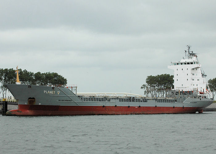 Photograph of the vessel  Planet V pictured on the Calandkanaal, Europoort on 20th June 2010