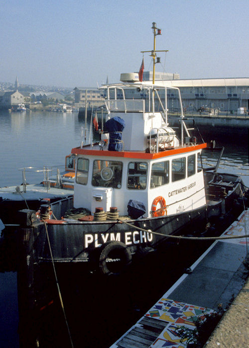 Photograph of the vessel  Plym Echo pictured at Plymouth on 27th September 1997