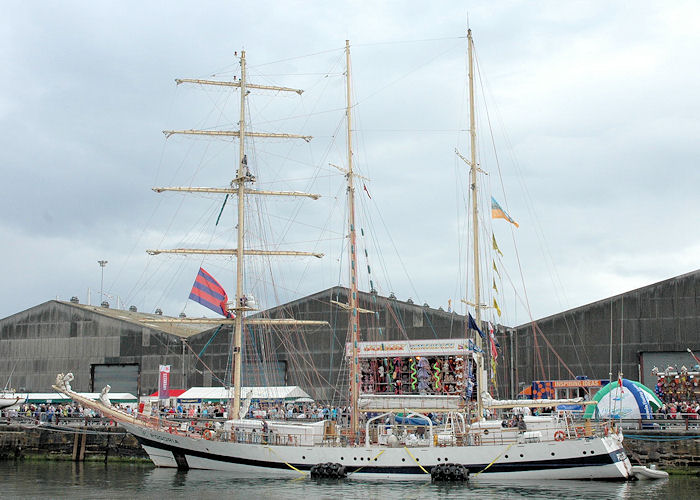 Photograph of the vessel  Pogoria pictured at the Tall Ship Races, Hartlepool on 7th August 2010