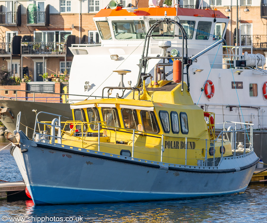 Photograph of the vessel  Polar Bound pictured at Royal Quays, North Shields on 13th October 2023