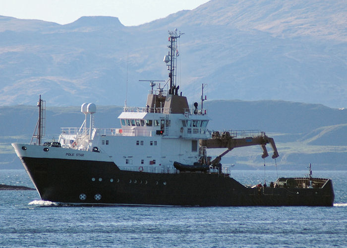 Photograph of the vessel  Pole Star pictured arriving at Oban on 6th May 2010