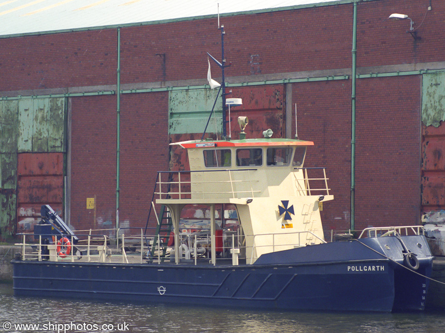Photograph of the vessel  Pollgarth pictured in Bramley Moore Dock, Liverpool on 14th June 2003