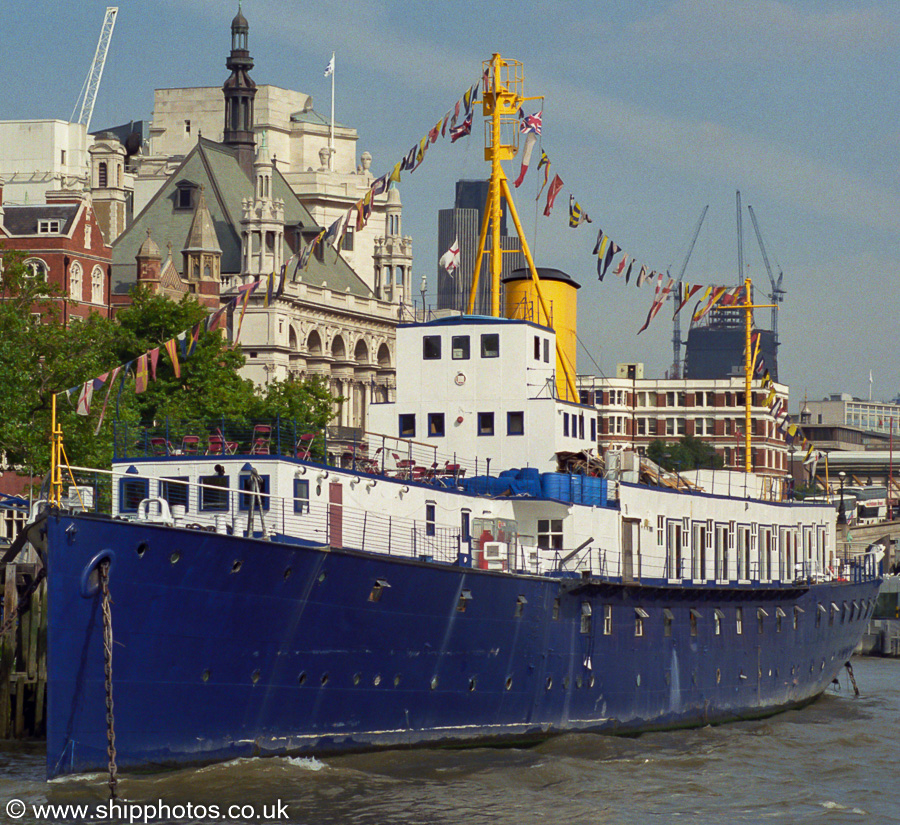 Photograph of the vessel  President pictured in London on 3rd September 2002