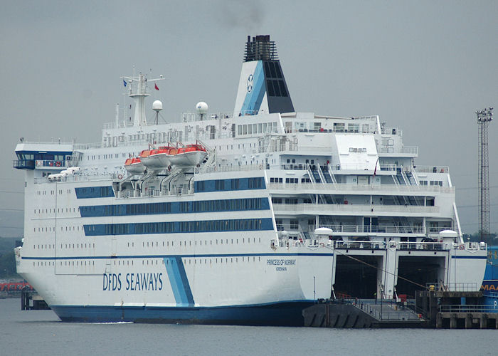 Photograph of the vessel  Princess of Norway pictured at North Shields on 12th June 2007