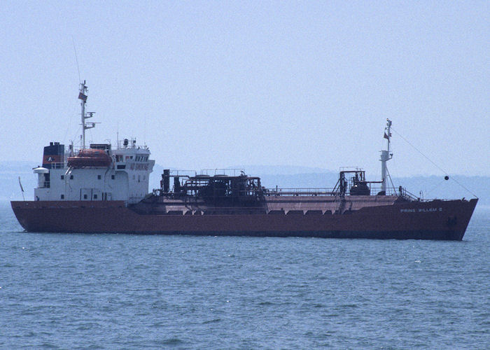 Photograph of the vessel  Prins Willem II pictured in the Solent on 21st July 1996