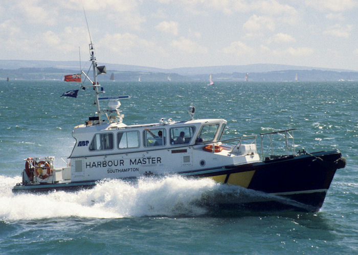 Photograph of the vessel pv Protector pictured on Southampton Water on 13th July 1997