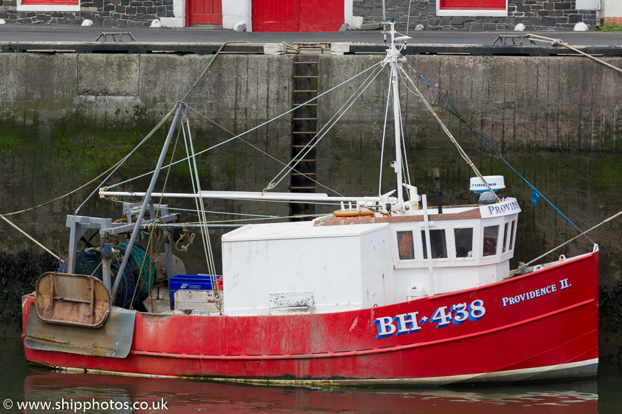 Photograph of the vessel fv Providence II pictured at Eyemouth on 5th July 2015