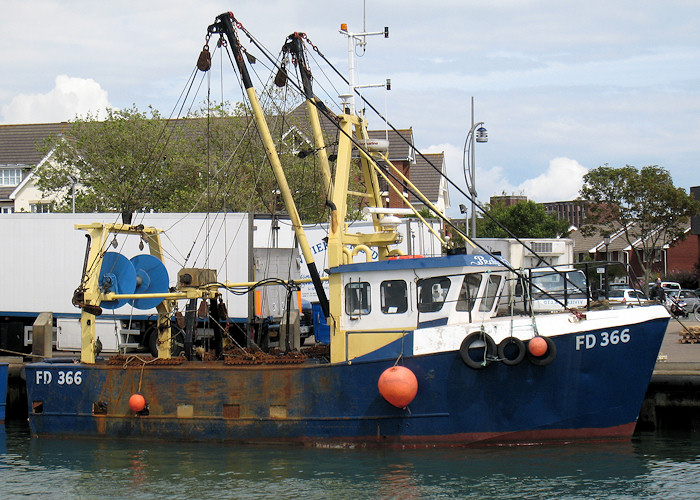 Photograph of the vessel fv Providing Star pictured in the Camber, Portsmouth on 21st July 2012