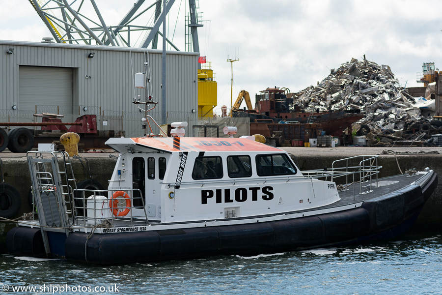 Photograph of the vessel pv Puffin pictured in Brocklebank Dock, Liverpool on 25th June 2016