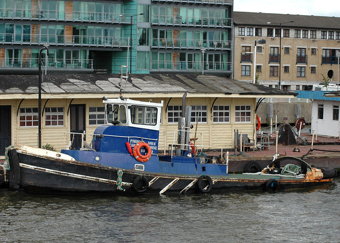 Photograph of the vessel  Purbeck John pictured in London on 18th May 2008