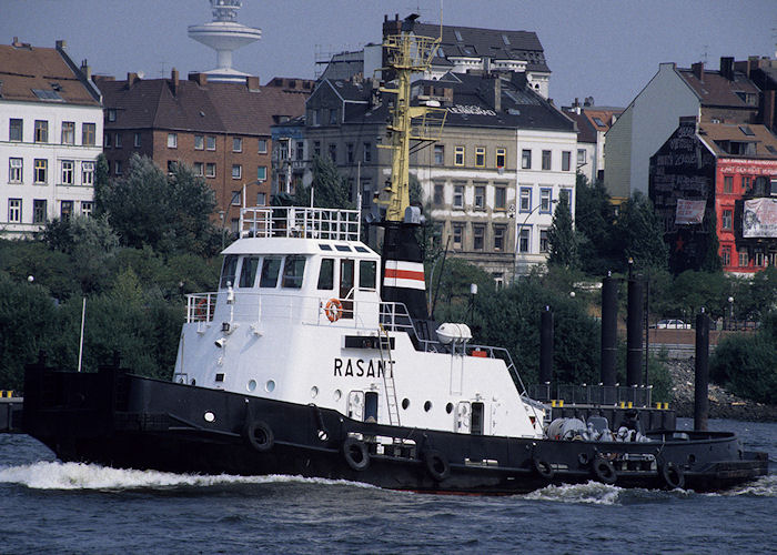 Photograph of the vessel  Rasant pictured in Hamburg on 23rd August 1995