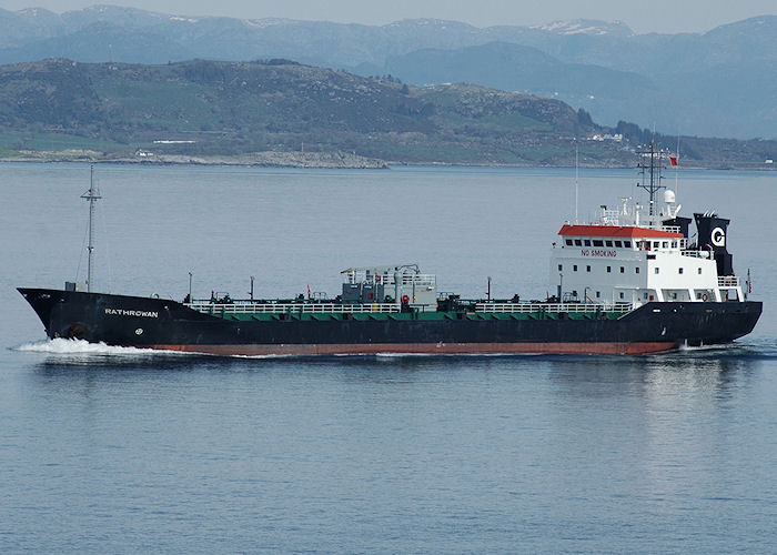 Photograph of the vessel  Rathrowan pictured departing Stavanger on 4th May 2008