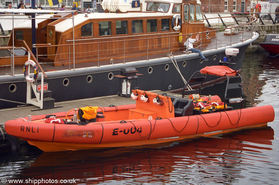 Photograph of the vessel RNLB Ray & Audrey Lusty pictured at Chatham on 4th June 2002