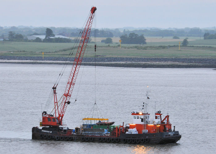 Photograph of the vessel  Rebecca M pictured on the River Humber on 23rd June 2011
