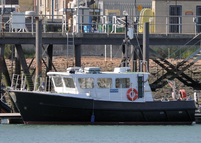 Photograph of the vessel  Reclaim pictured at Whale Island in Portsmouth Harbour on 8th June 2013
