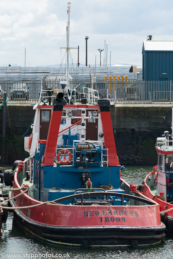 Photograph of the vessel  Red Empress pictured at Troon on 8th June 2015