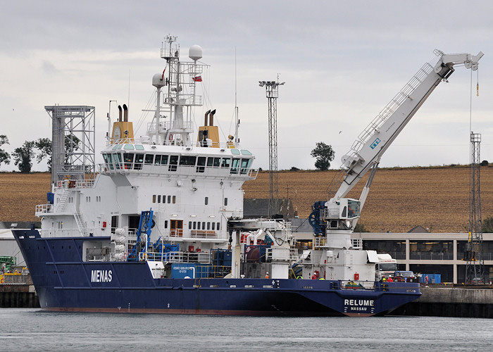 Photograph of the vessel  Relume pictured at Montrose on 13th September 2012
