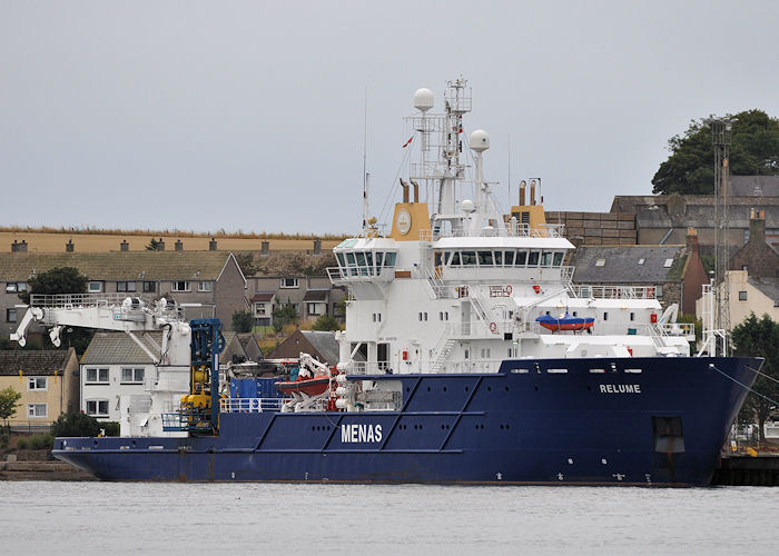 Photograph of the vessel  Relume pictured at Montrose on 16th September 2013