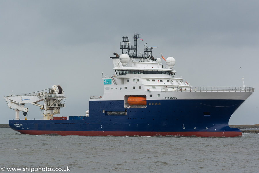 Photograph of the vessel  Rem Saltire pictured passing North Shields on 31st March 2018