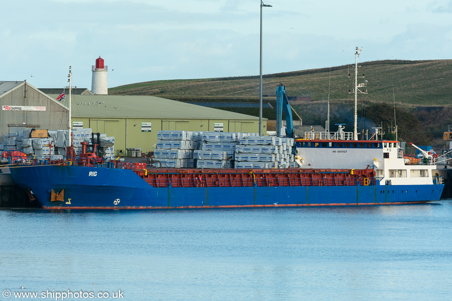 Photograph of the vessel  Rig pictured at Montrose on 15th October 2021