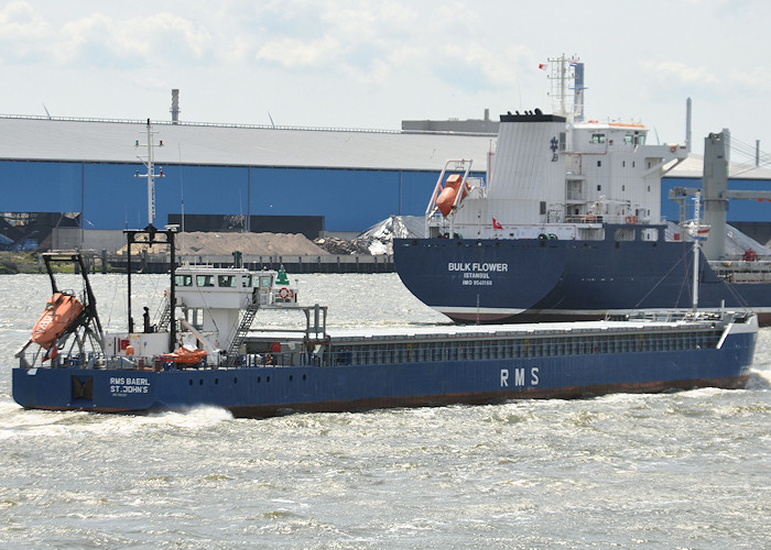 Photograph of the vessel  RMS Baerl pictured passing Vlaardingen on 24th June 2011