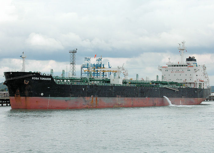 Photograph of the vessel  Rosa Tomasos pictured at Fawley on 14th August 2010