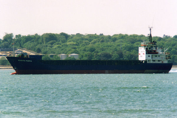 Photograph of the vessel  Rosita Maria pictured on Southampton Water on 8th May 1995