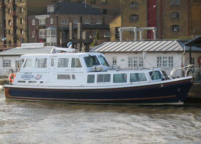 Photograph of the vessel  Royal Nore pictured at Wapping on 16th October 2009