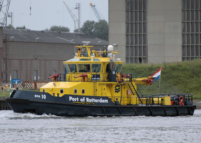 Photograph of the vessel  RPA 10 pictured on the Nieuwe Maas, Rotterdam on 20th June 2010
