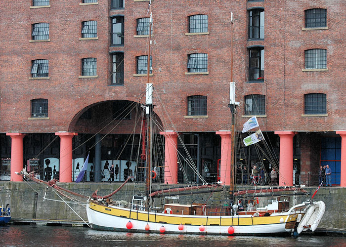 Photograph of the vessel  Ruth pictured in Albert Dock, Liverpool on 31st July 2010